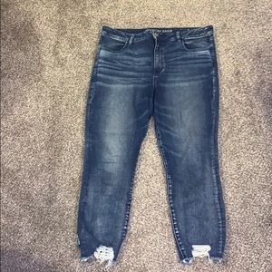 distressed jeans